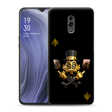 Пластиковый чехол на OPPO Reno Z с принтом Золотой скрудж макдак