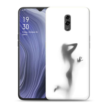 Пластиковый чехол на OPPO Reno Z с принтом Силуэт