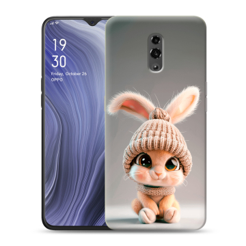 Пластиковый чехол на OPPO Reno Z с принтом Кролик