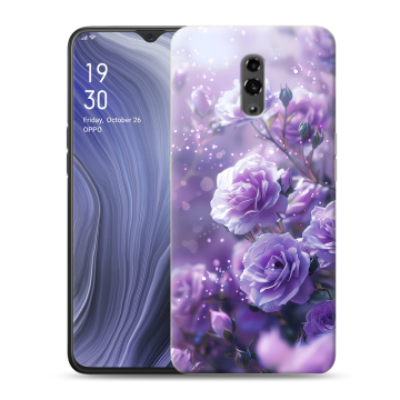 Пластиковый чехол на OPPO Reno Z с принтом Розы цветы