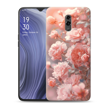 Пластиковый чехол на OPPO Reno Z с принтом Розовые розы