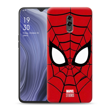 Пластиковый чехол на OPPO Reno Z с принтом человек паук spiderman