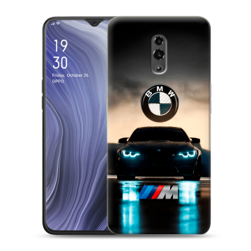 Пластиковый чехол на OPPO Reno Z с принтом БМВ BMW