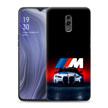 Пластиковый чехол на OPPO Reno Z с принтом БМВ BMW