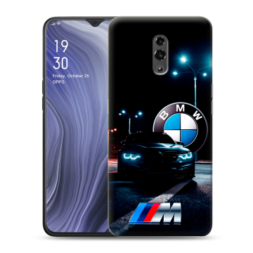 Пластиковый чехол на OPPO Reno Z с принтом БМВ BMW
