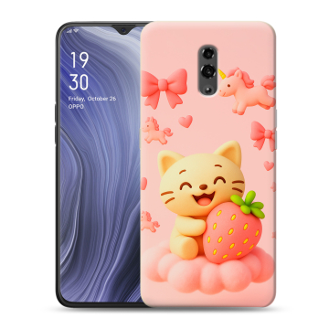 Пластиковый чехол на OPPO Reno Z с принтом для девочек