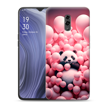 Пластиковый чехол на OPPO Reno Z с принтом Панда Пластиковый чехол на OPPO Reno Z с принтом Панда