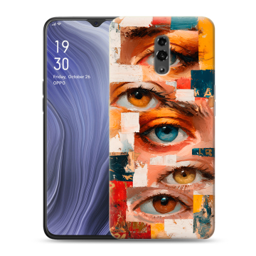 Пластиковый чехол на OPPO Reno Z с принтом Модный принт Пластиковый чехол на OPPO Reno Z с принтом Модный принт