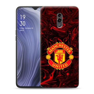 Пластиковый чехол на OPPO Reno Z с принтом Manchester United Пластиковый чехол на OPPO Reno Z с принтом Manchester United