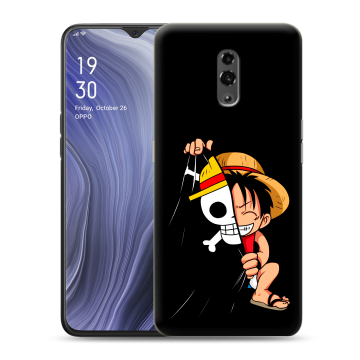 Пластиковый чехол на OPPO Reno Z с принтом One Piece Ван Пис Пластиковый чехол на OPPO Reno Z с принтом One Piece Ван Пис