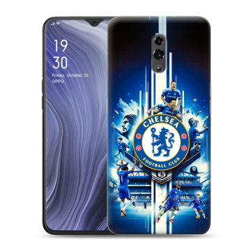 Пластиковый чехол на OPPO Reno Z с принтом Chelsea Челси Пластиковый чехол на OPPO Reno Z с принтом Chelsea Челси