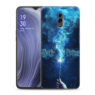 Пластиковый чехол на OPPO Reno Z с принтом Harry Potter Гарри Поттер