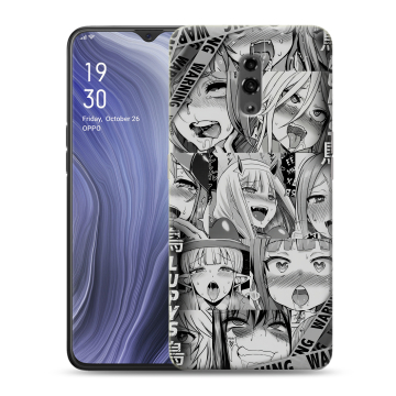 Пластиковый чехол на OPPO Reno Z с принтом Ahegao Ахегао Аниме Пластиковый чехол на OPPO Reno Z с принтом Ahegao Ахегао Аниме