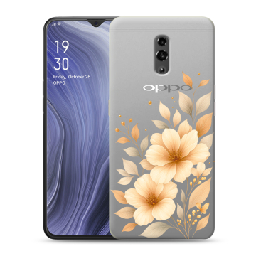 Пластиковый чехол на OPPO Reno Z с принтом для девушки Пластиковый чехол на OPPO Reno Z с принтом для девушки