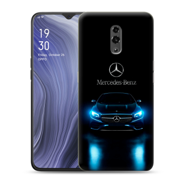 Пластиковый чехол на OPPO Reno Z с принтом Mercedes Мерседес