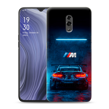 Пластиковый чехол на OPPO Reno Z с принтом BMW БМВ