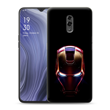 Пластиковый чехол на OPPO Reno Z с принтом IronMan Железный человек