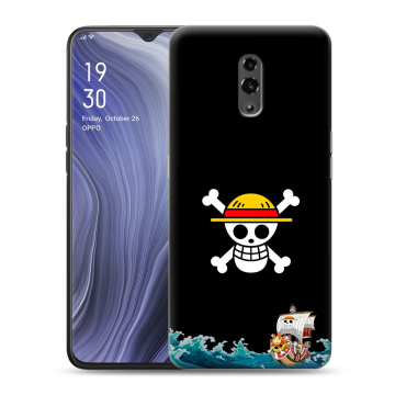Пластиковый чехол на OPPO Reno Z с принтом One Piece Ван Пис