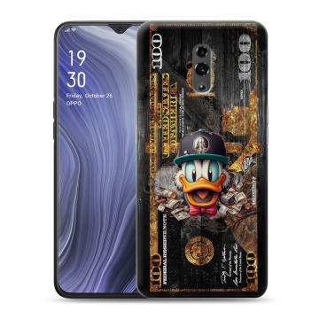 Пластиковый чехол на OPPO Reno Z с принтом Дональд Дак Доллар