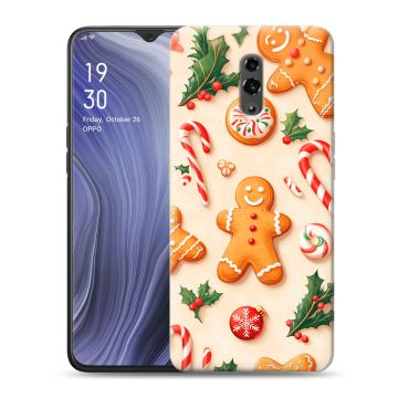 Пластиковый чехол на OPPO Reno Z с принтом Новый год Пластиковый чехол на OPPO Reno Z с принтом Новый год