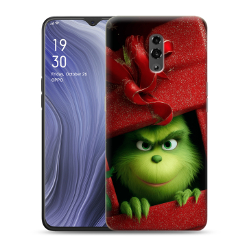 Пластиковый чехол на OPPO Reno Z с принтом Новый год Пластиковый чехол на OPPO Reno Z с принтом Новый год