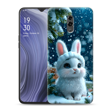 Пластиковый чехол на OPPO Reno Z с принтом Новый год Пластиковый чехол на OPPO Reno Z с принтом Новый год