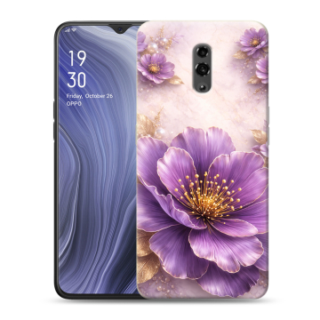 Пластиковый чехол на OPPO Reno Z с принтом женский