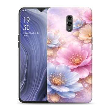Пластиковый чехол на OPPO Reno Z с принтом женский