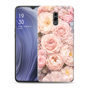 Пластиковый чехол на OPPO Reno Z с принтом женский