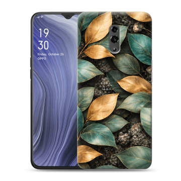 Пластиковый чехол на OPPO Reno Z с принтом женский