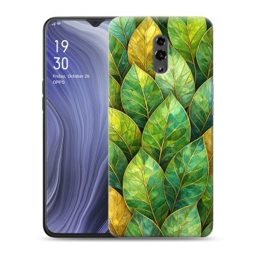 Пластиковый чехол на OPPO Reno Z с принтом женский