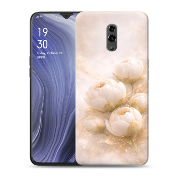 Пластиковый чехол на OPPO Reno Z с принтом женский