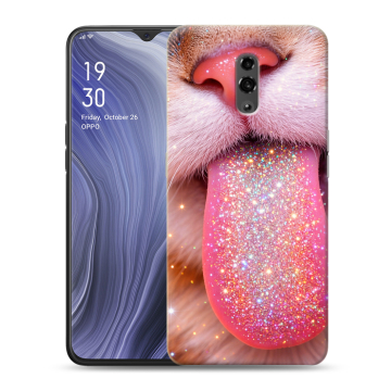 Пластиковый чехол на OPPO Reno Z с принтом для девочек