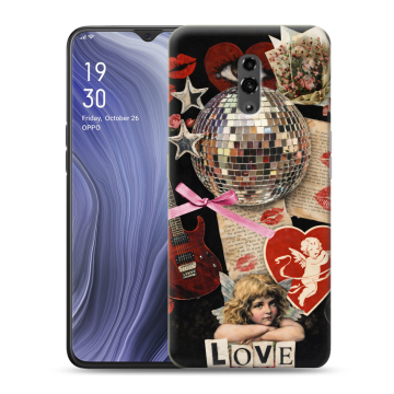 Пластиковый чехол на OPPO Reno Z с принтом для девочек Пластиковый чехол на OPPO Reno Z с принтом для девочек