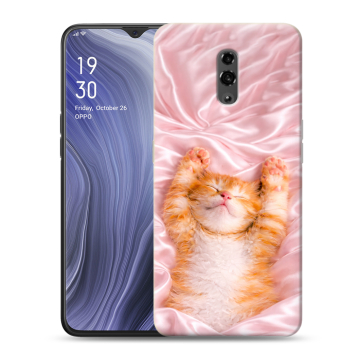 Пластиковый чехол на OPPO Reno Z с принтом женский