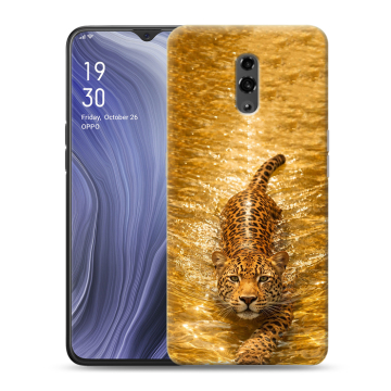 Пластиковый чехол на OPPO Reno Z с принтом женский