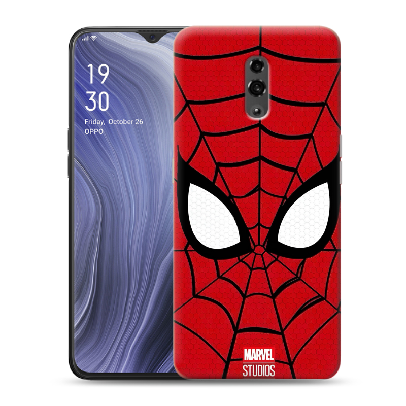 Пластиковый чехол на OPPO Reno Z с принтом человек паук spiderman Пластиковый чехол на OPPO Reno Z с принтом человек паук spiderman
