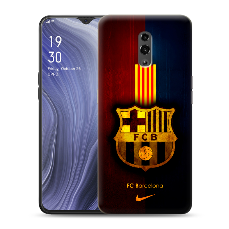 Пластиковый чехол на OPPO Reno Z с принтом Барселона Barcelona Пластиковый чехол на OPPO Reno Z с принтом Барселона Barcelona