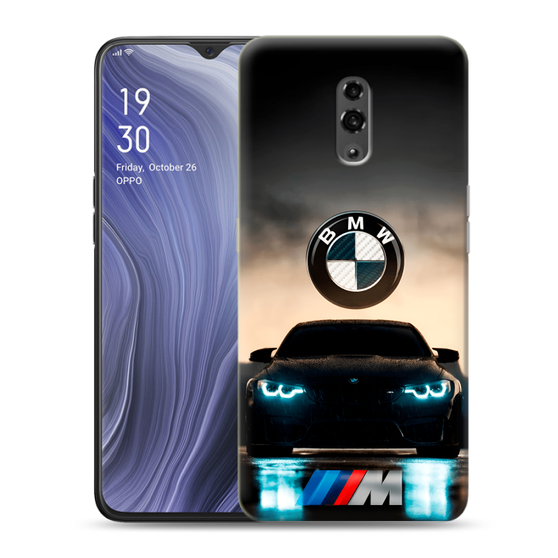 Пластиковый чехол на OPPO Reno Z с принтом БМВ BMW Пластиковый чехол на OPPO Reno Z с принтом БМВ BMW