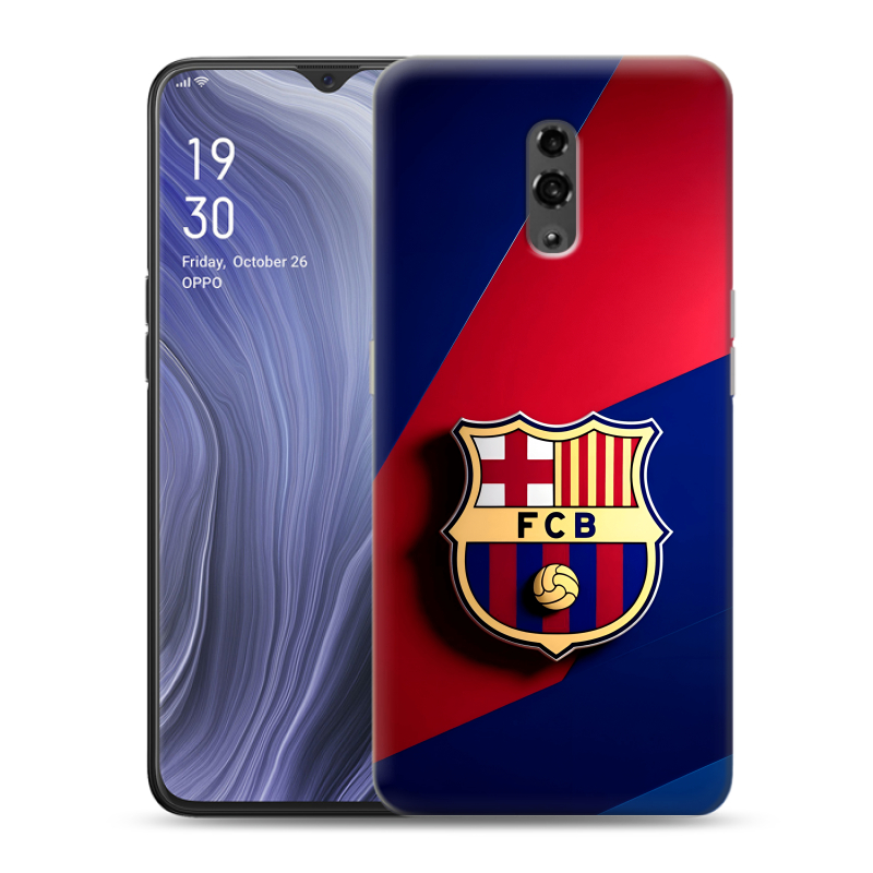 Пластиковый чехол на OPPO Reno Z с принтом Барселона Barcelona Пластиковый чехол на OPPO Reno Z с принтом Барселона Barcelona