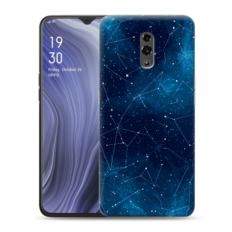 Пластиковый чехол на OPPO Reno Z с принтом Космос звезды Пластиковый чехол на OPPO Reno Z с принтом Космос звезды