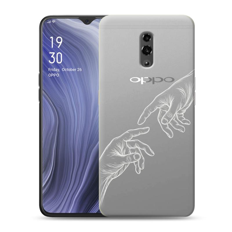 Пластиковый чехол на OPPO Reno Z с принтом Сотворение мира Пластиковый чехол на OPPO Reno Z с принтом Сотворение мира