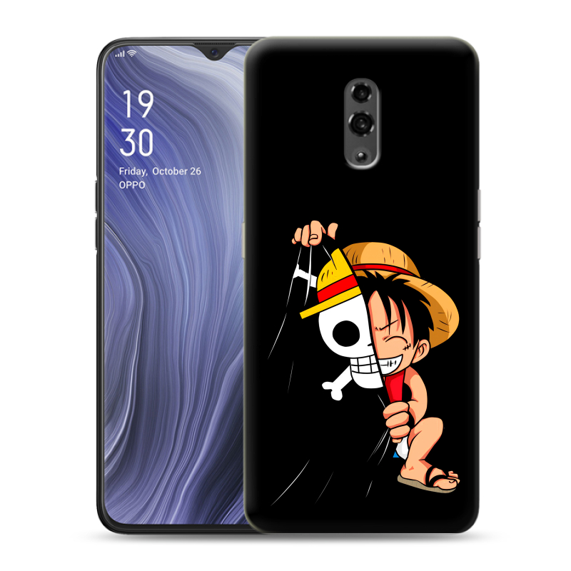 Пластиковый чехол на OPPO Reno Z с принтом One Piece Ван Пис Пластиковый чехол на OPPO Reno Z с принтом One Piece Ван Пис