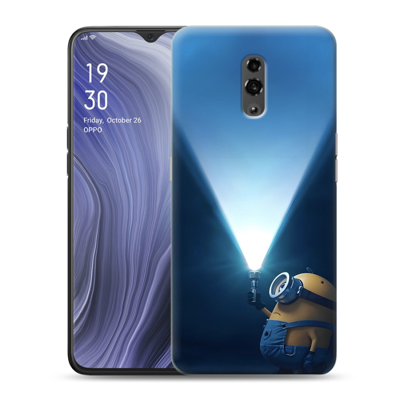 Пластиковый чехол на OPPO Reno Z с принтом Миньоны Пластиковый чехол на OPPO Reno Z с принтом Миньоны