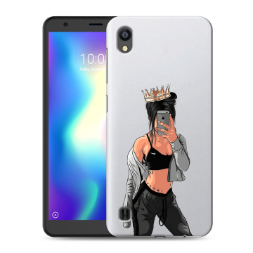 Силиконовый чехол на ZTE Blade A5 (2019) с принтом Женские принты Силиконовый чехол на ZTE Blade A5 (2019) с принтом Женские принты