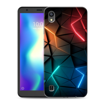 Силиконовый чехол на ZTE Blade A5 (2019) с принтом Абстракция неон Силиконовый чехол на ZTE Blade A5 (2019) с принтом Абстракция неон