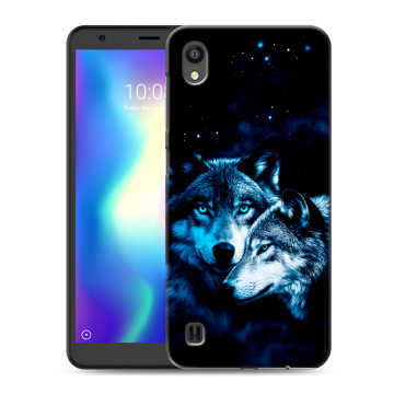 Силиконовый чехол на ZTE Blade A5 (2019) с принтом Волки Силиконовый чехол на ZTE Blade A5 (2019) с принтом Волки