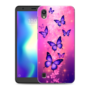 Силиконовый чехол на ZTE Blade A5 (2019) с принтом Бабочки Силиконовый чехол на ZTE Blade A5 (2019) с принтом Бабочки