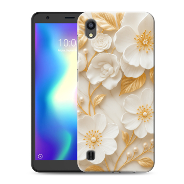 Силиконовый чехол на ZTE Blade A5 (2019) с принтом Цветы Силиконовый чехол на ZTE Blade A5 (2019) с принтом Цветы