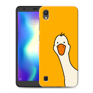 Силиконовый чехол на ZTE Blade A5 (2019) с принтом Утка Силиконовый чехол на ZTE Blade A5 (2019) с принтом Утка